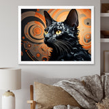 Cornish Rex Curves Cat - Cat Wall Decor