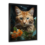 Havana Brown Mystique Cat - Beige Cat Wall Art
