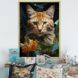Havana Brown Mystique Cat - Beige Cat Wall Art