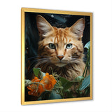 Havana Brown Mystique Cat - Beige Cat Wall Art