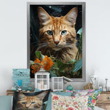 Havana Brown Mystique Cat - Beige Cat Wall Art
