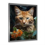 Havana Brown Mystique Cat - Beige Cat Wall Art