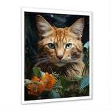 Havana Brown Mystique Cat - Beige Cat Wall Art