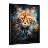 Maine Coon Majesty Cat - Cat Large Canvas Wall Art