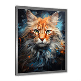 Maine Coon Majesty Cat - Cat Large Canvas Wall Art