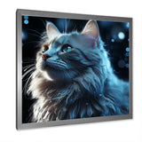 Nebelung Cat Nightfall Portrait - Cat Wall Art Prints