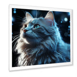 Nebelung Cat Nightfall Portrait - Cat Wall Art Prints