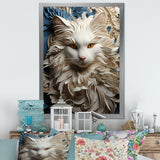 Persian Cat Purity Collage - Cat Living Room Wall Art