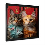Pixie-bob Playmates Cats - Cat Canvas Wall Art