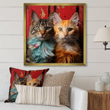 Pixie-bob Playmates Cats - Cat Canvas Wall Art