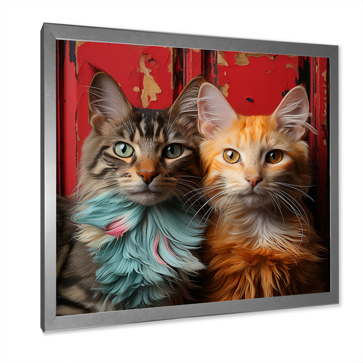 Pixie-bob Playmates Cats - Cat Canvas Wall Art