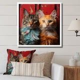 Pixie-bob Playmates Cats - Cat Canvas Wall Art