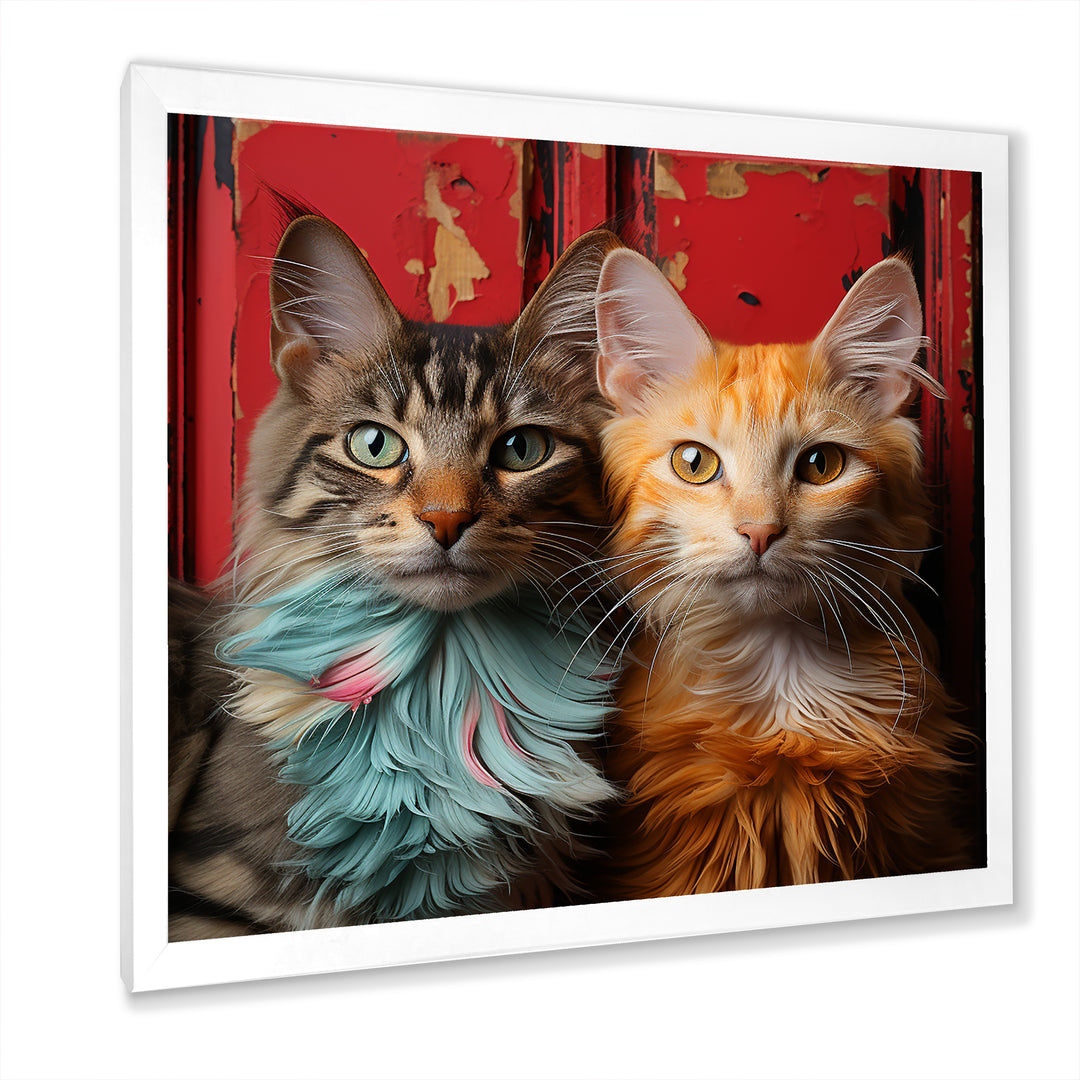 Pixie-bob Playmates Cats - Cat Canvas Wall Art