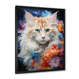 Ragamuffin Radiance Multicolor Cat Collage - Cat Wall Art Prints
