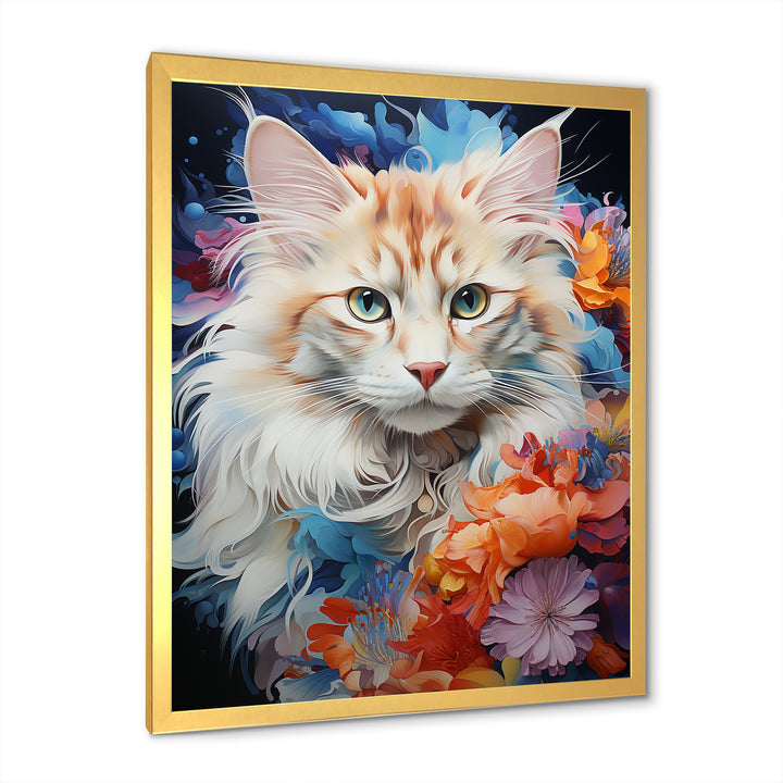Ragamuffin Radiance Multicolor Cat Collage - Cat Wall Art Prints