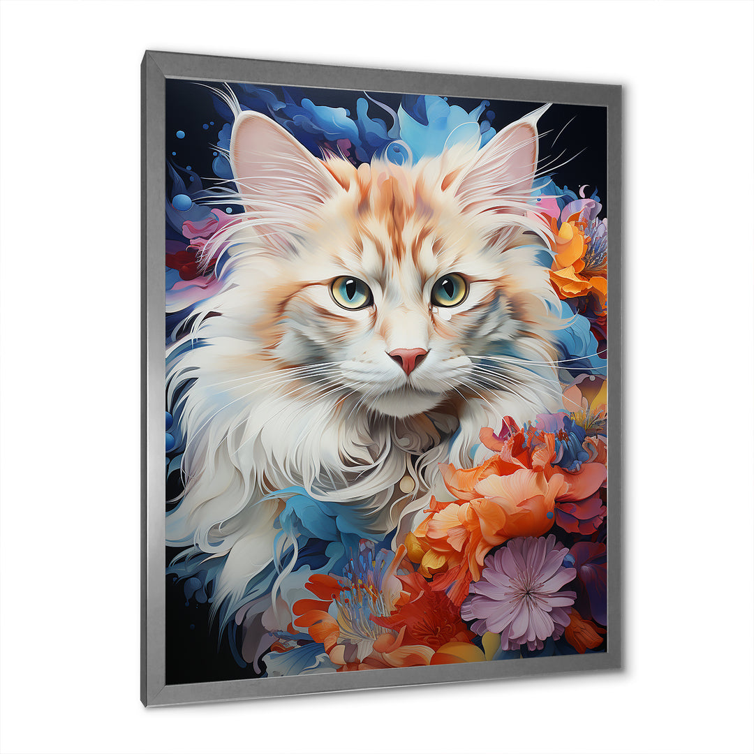 Ragamuffin Radiance Multicolor Cat Collage - Cat Wall Art Prints