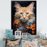 Ragamuffin Radiance Cat Collage - Brown Cat Wall Art