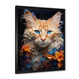 Ragamuffin Radiance Cat Collage - Brown Cat Wall Art