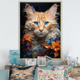 Ragamuffin Radiance Cat Collage - Brown Cat Wall Art