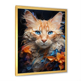 Ragamuffin Radiance Cat Collage - Brown Cat Wall Art