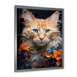 Ragamuffin Radiance Cat Collage - Brown Cat Wall Art