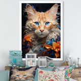 Ragamuffin Radiance Cat Collage - Brown Cat Wall Art