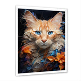 Ragamuffin Radiance Cat Collage - Brown Cat Wall Art