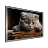 Cute Scottish Cat Fold Serenity - Cat Home Decor Art