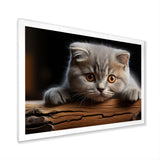 Cute Scottish Cat Fold Serenity - Cat Home Decor Art