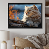 Cat Scottish Fold Serenity - Cat Living Room Wall Art