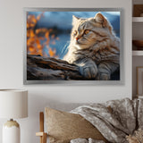 Cat Scottish Fold Serenity - Cat Living Room Wall Art