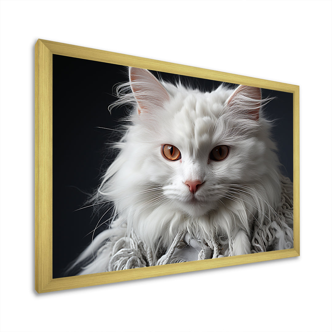Selkirk Rex Cat Sophistication - Cat Bedroom Wall Art