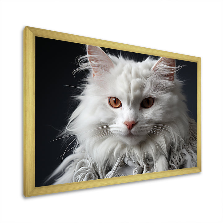 Selkirk Rex Cat Sophistication - Cat Bedroom Wall Art