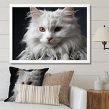 Selkirk Rex Cat Sophistication - Cat Bedroom Wall Art