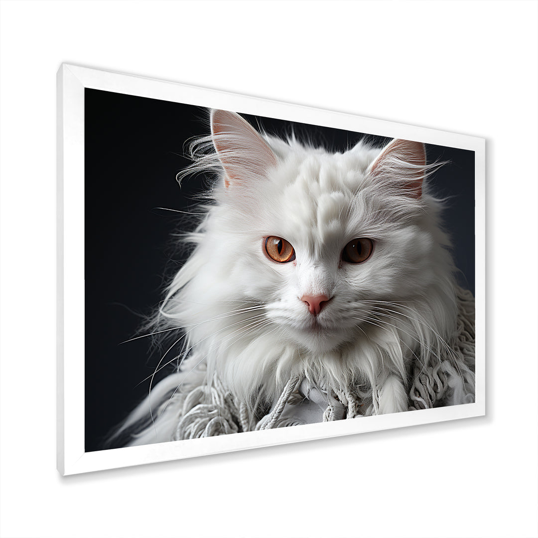 Selkirk Rex Cat Sophistication - Cat Bedroom Wall Art