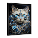 Siamese Serenade Cat - Cat Canvas Wall Art