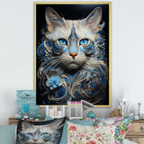 Siamese Serenade Cat - Cat Canvas Wall Art