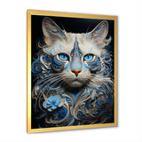 Siamese Serenade Cat - Cat Canvas Wall Art