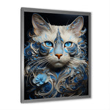 Siamese Serenade Cat - Cat Canvas Wall Art