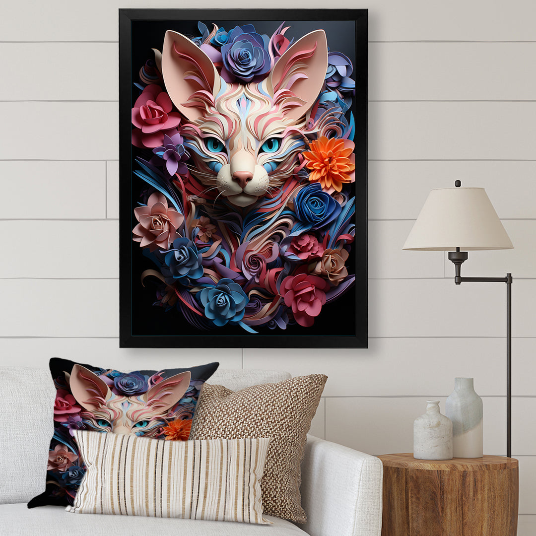 Cat Sphynx Soul Portrait - Cat Wall Art Prints
