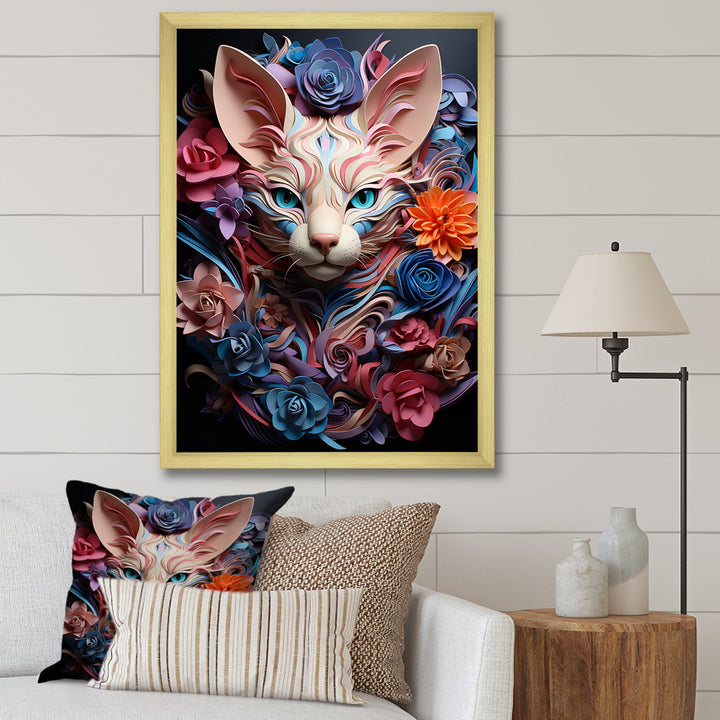 Cat Sphynx Soul Portrait - Cat Wall Art Prints