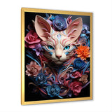 Cat Sphynx Soul Portrait - Cat Wall Art Prints