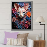 Cat Sphynx Soul Portrait - Cat Wall Art Prints