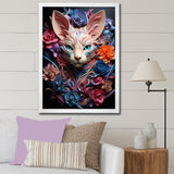 Cat Sphynx Soul Portrait - Cat Wall Art Prints