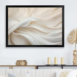 White Silk Fabric River - Fashion Canvas Wall Art