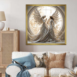 Angelic Annunciation Of Christianity Art - Spiritual Canvas Wall Art