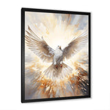 Christianity Dove Descent From Paradise - Spiritual Canvas Wall Art