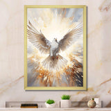 Christianity Dove Descent From Paradise - Spiritual Canvas Wall Art