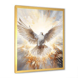 Christianity Dove Descent From Paradise - Spiritual Canvas Wall Art