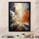 Minimalism Christianity Cross Dream - Spiritual Canvas Wall Art